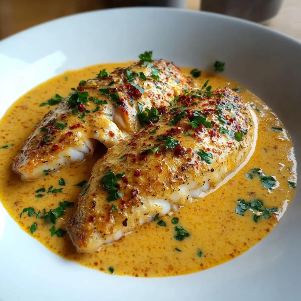 Red Snapper With Creamy Creole Sauce A Culinary Delight