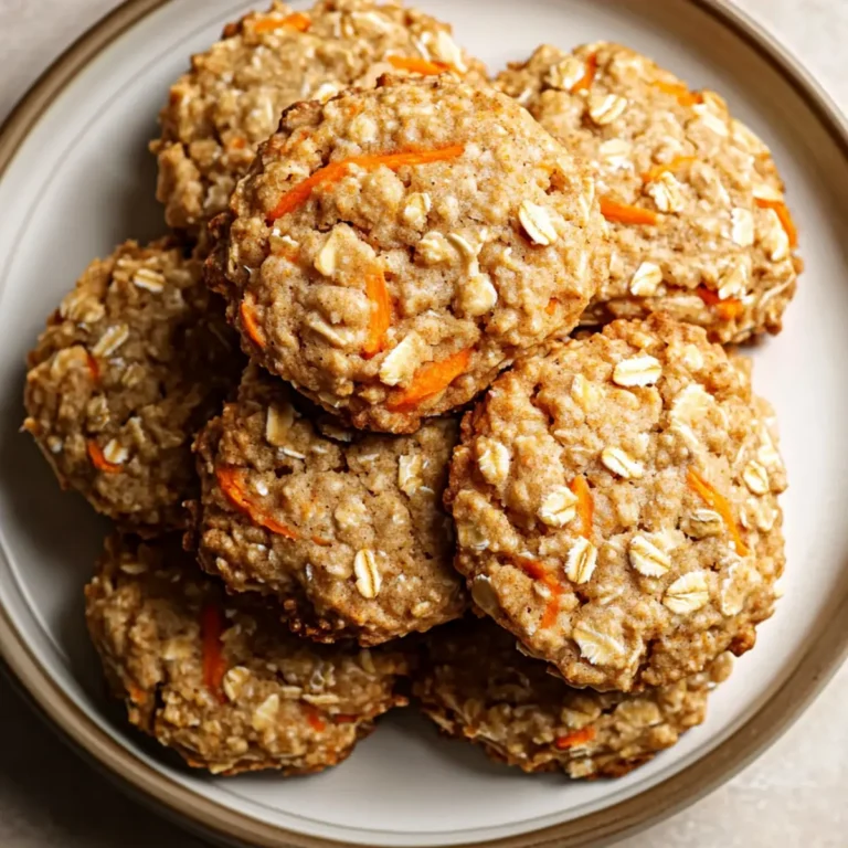 Carrot Cake Oatmeal Cookies