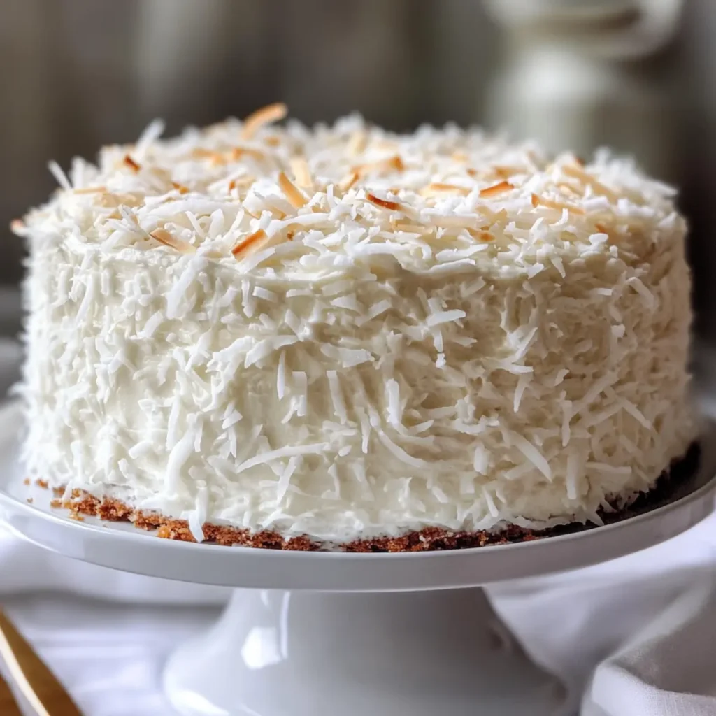 Tasty Old Fashioned Coconut Cake