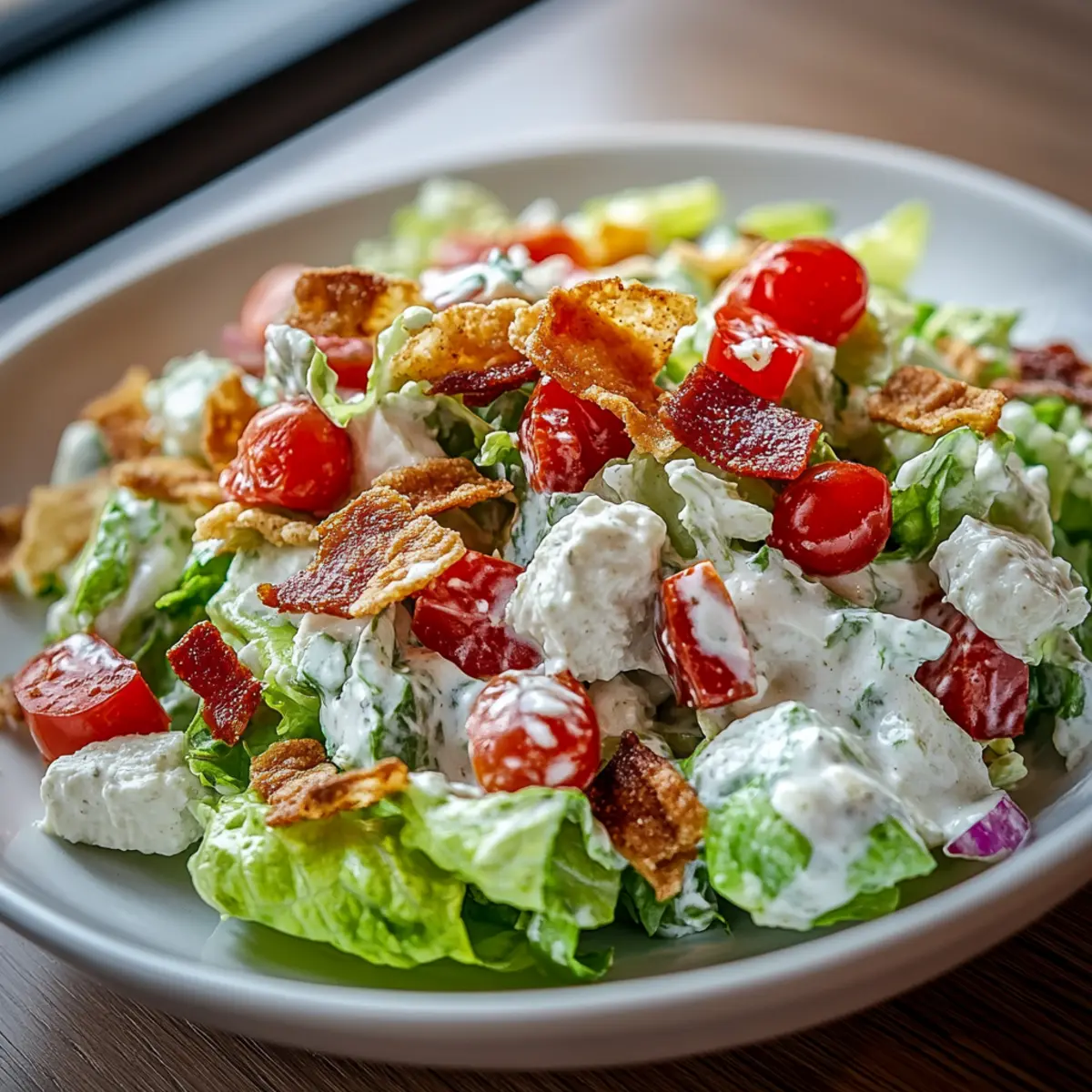 Cottage Cheese Ranch Chopped Salad That’s Creamy, Crunchy, and Seriously Addictive