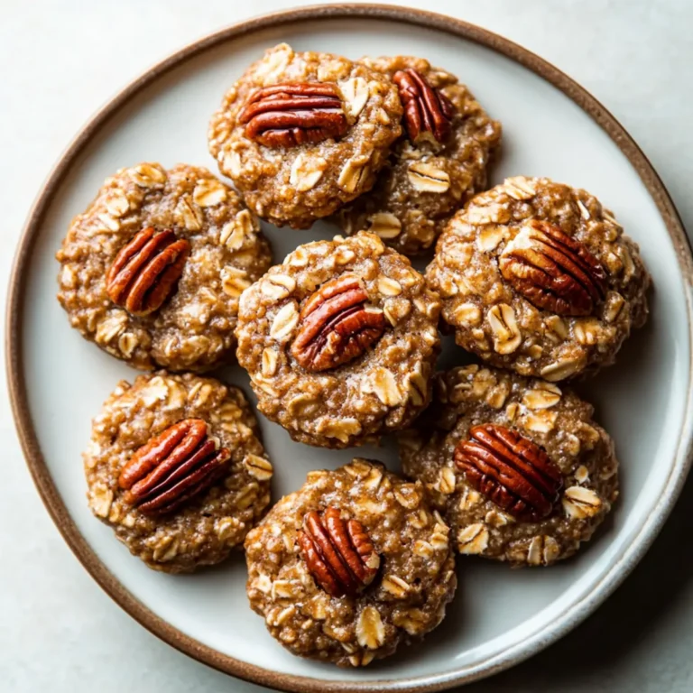 Bakery Style Pecan Pie Oatmeal Cookies