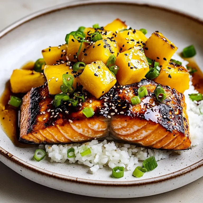 Mango Teriyaki Salmon
