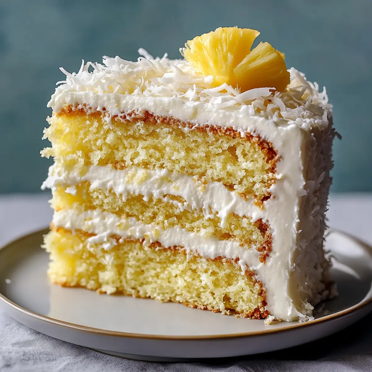 Pineapple Coconut Dream Cake