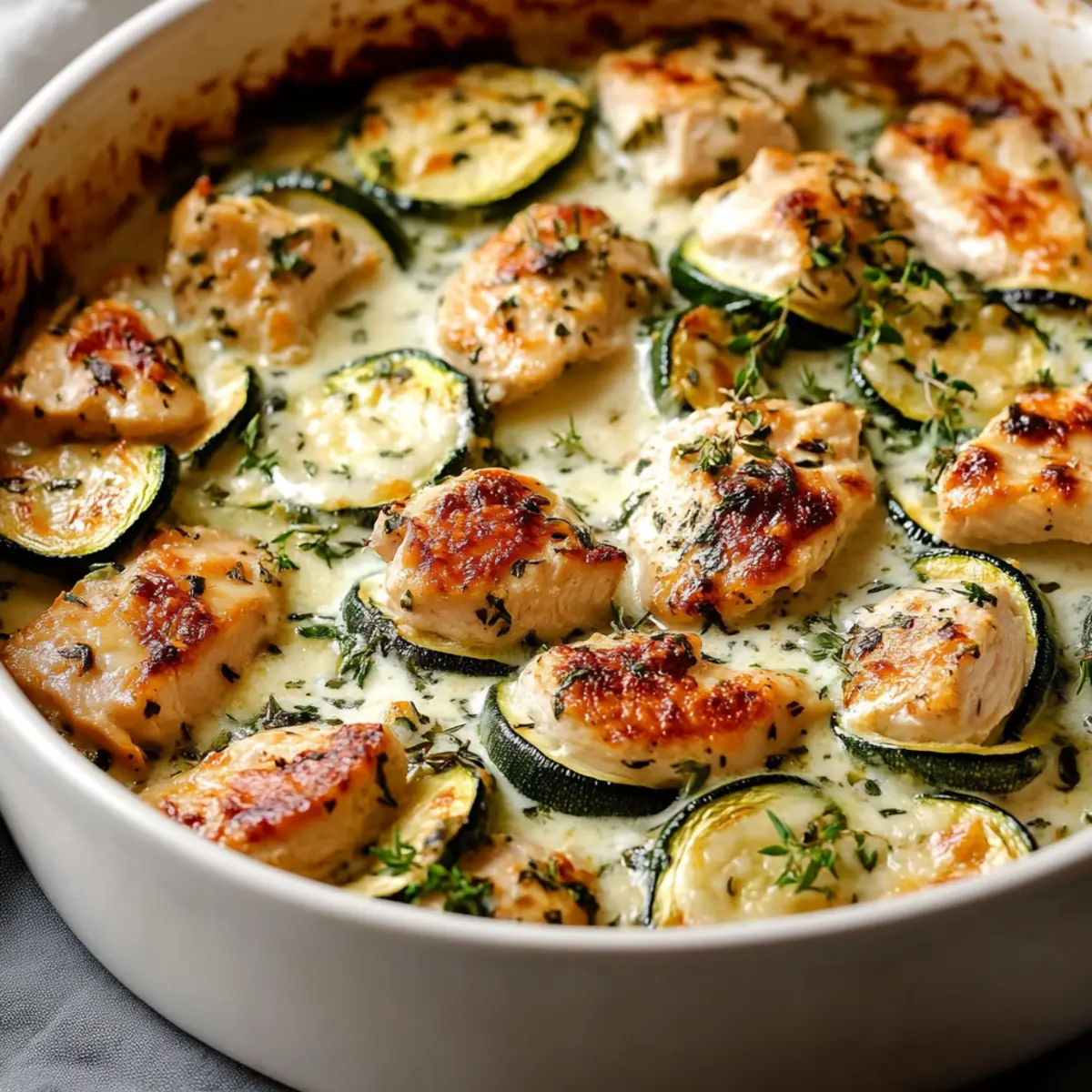 Easy Chicken Zucchini Bake