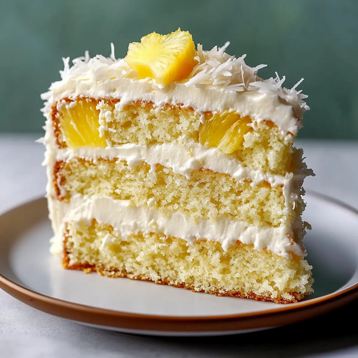 Pineapple Coconut Dream Cake