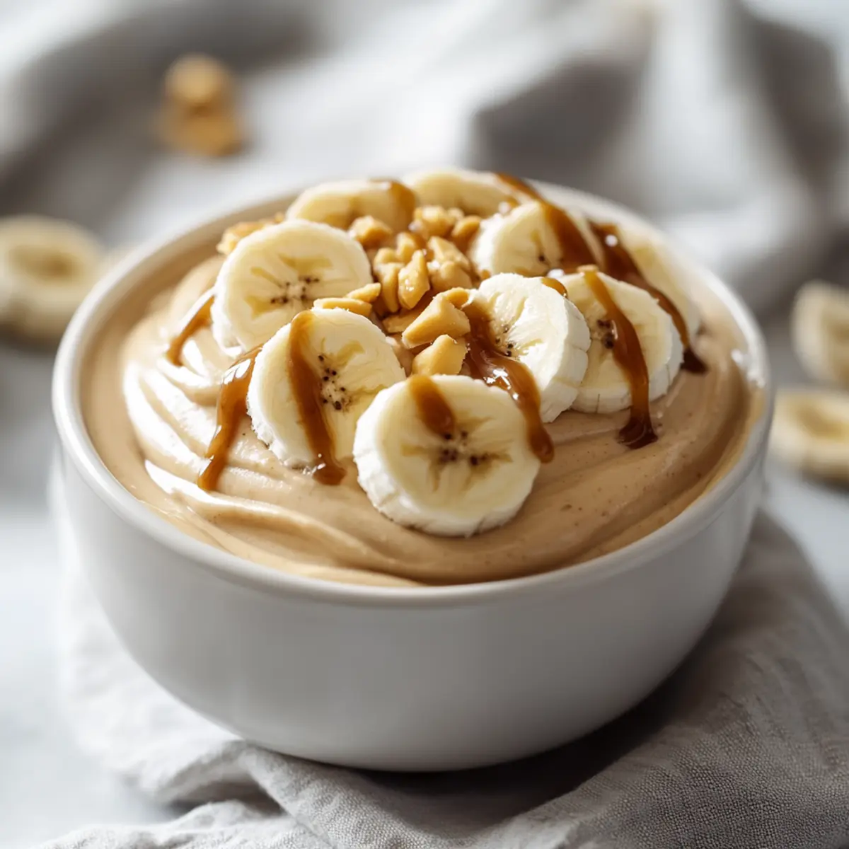 Peanut Butter Banana Protein Mousse – Simple, Filling, and Creamy High-Protein Dessert