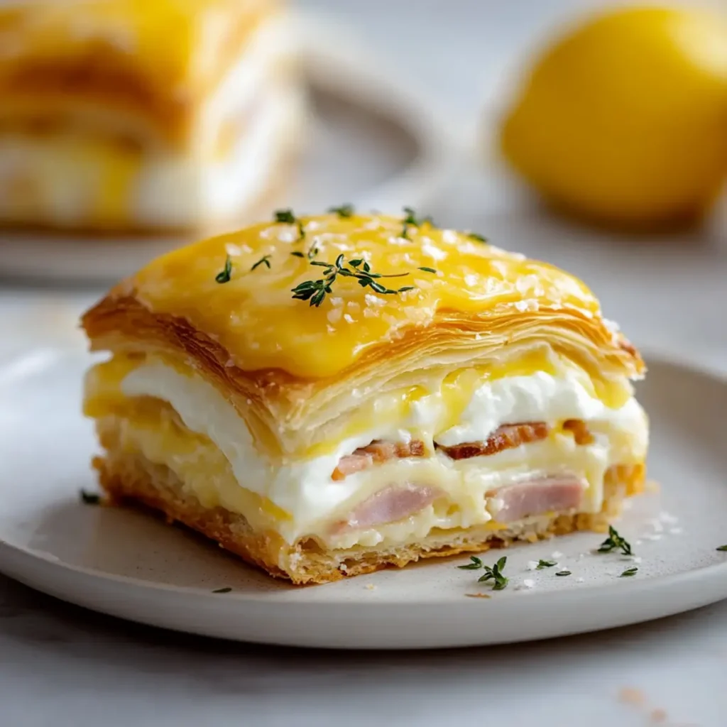 Delicious Baked Beef Ham and Cheese Croissants Recipe