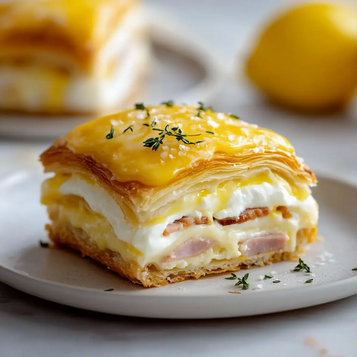 Delicious Baked Beef Ham and Cheese Croissants Recipe