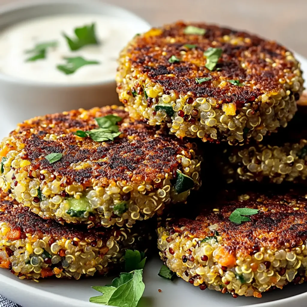 Crunchy Quinoa Veggie Patties