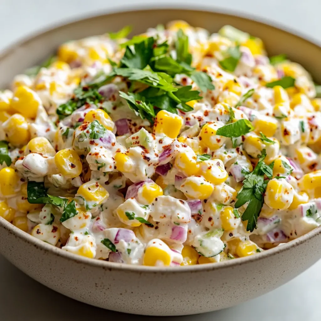 Cottage Cheese Street Corn Salad (Fresh, High-Protein Summer Favorite)