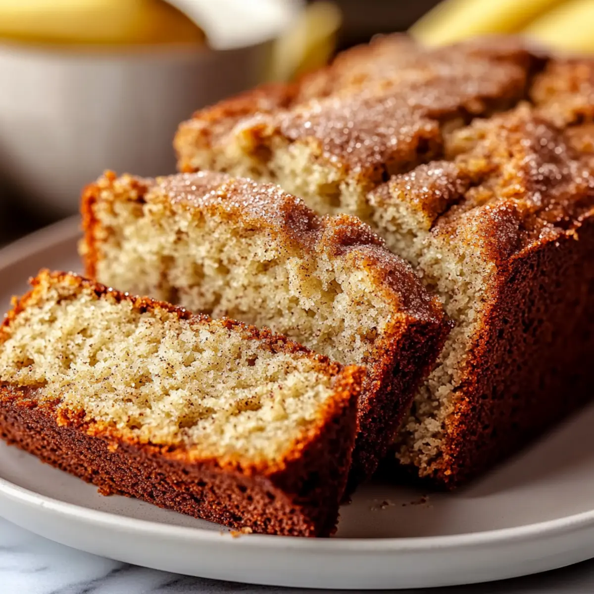 Snickerdoodle Banana Bread