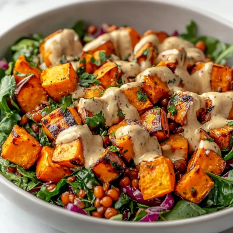 Healthy Roasted Sweet Potato Salad