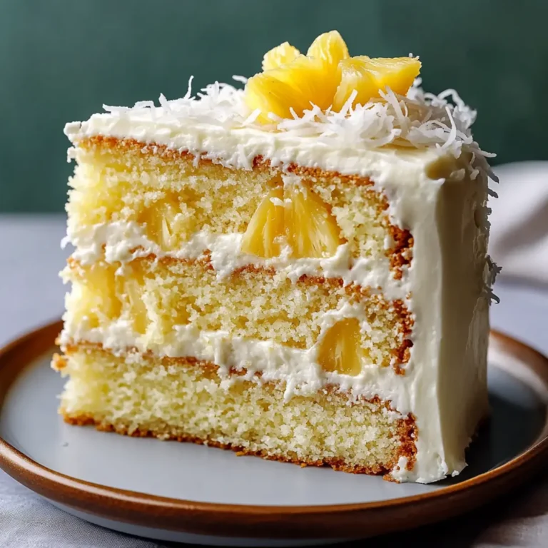 Pineapple Coconut Dream Cake