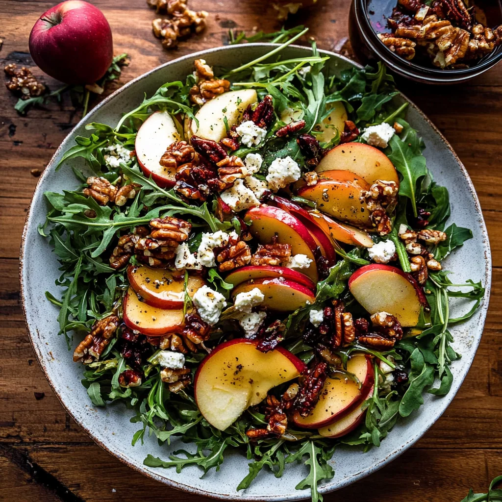 Autumn Harvest Honeycrisp Apple and Feta Salad: Delightful