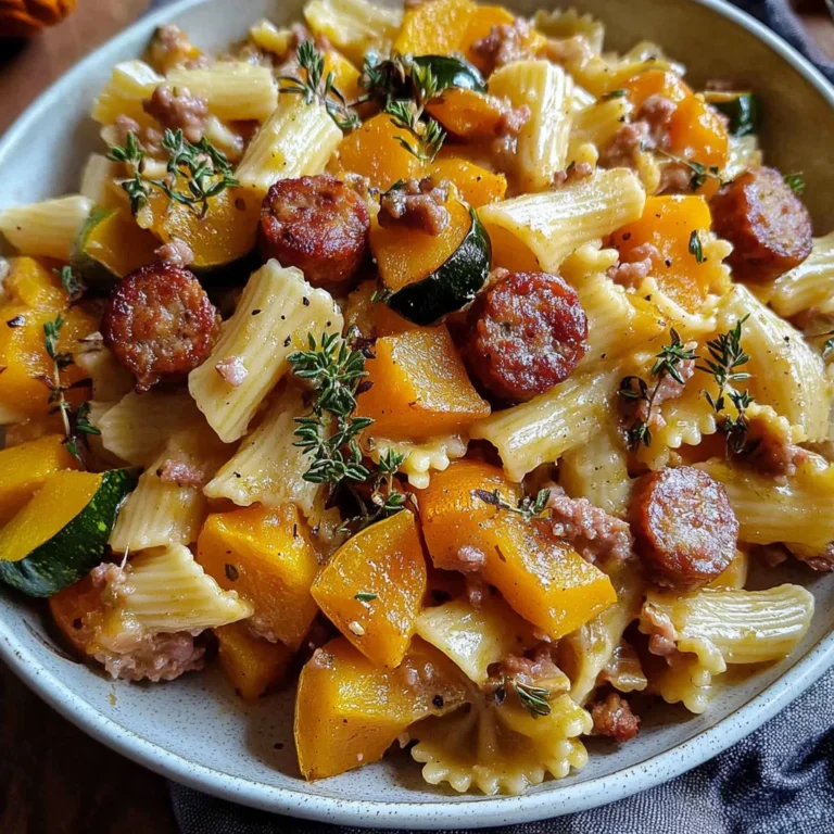 Autumn Sausage Pasta Squash: Amazing 25-Min Fall Favorite