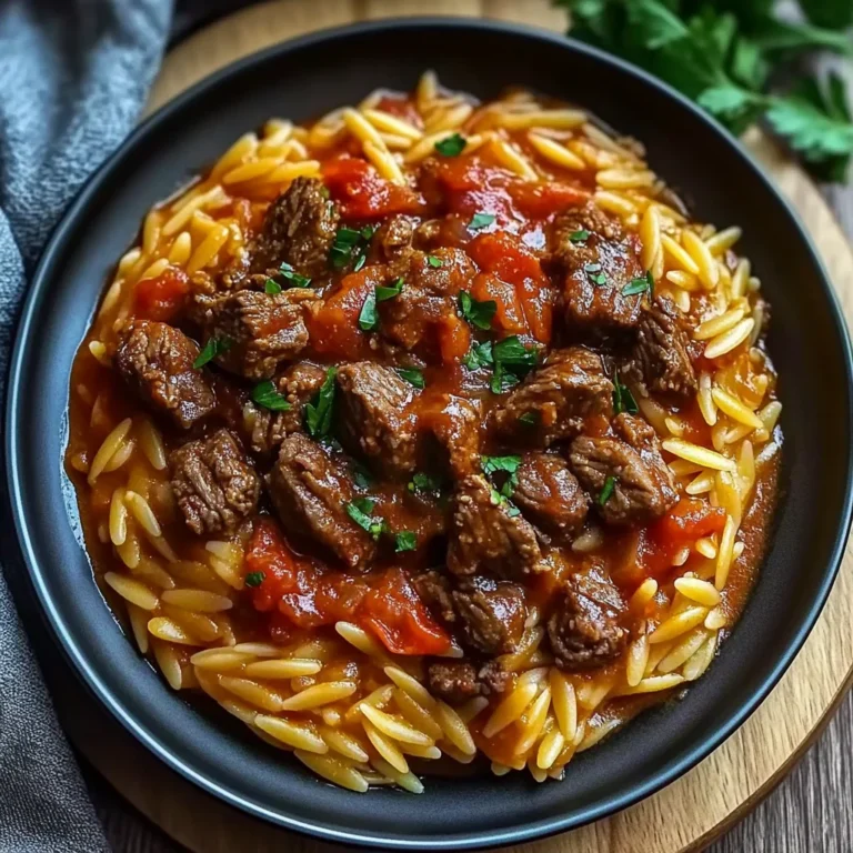 Beef Giouvetsi (Greek Beef Orzo Pasta) Recipe: Comforting…