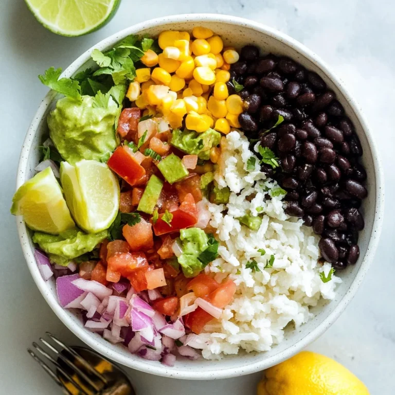 Black Bean Burrito Bowl: Satisfyingly Hearty Delight
