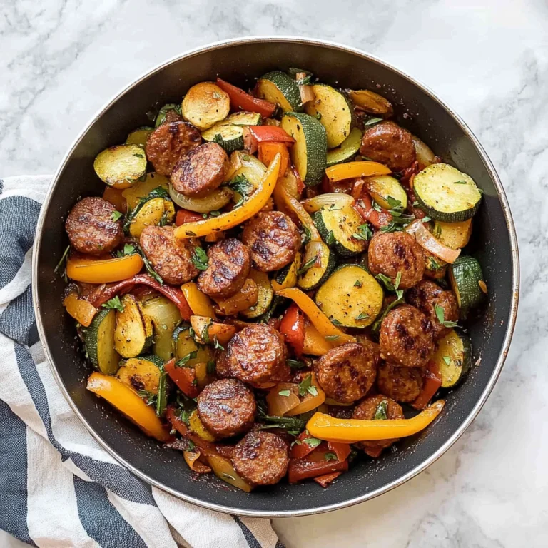 Cajun Sausage and Vegetables: Spicy and Satisfying Dinner