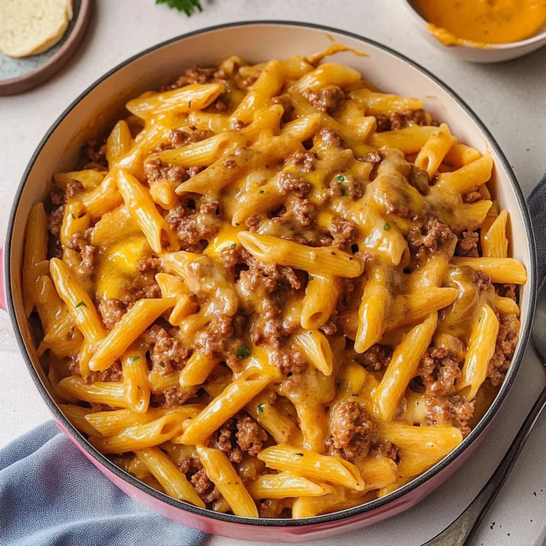 Cheeseburger Pasta: Easy Comfort Food in One Pot
