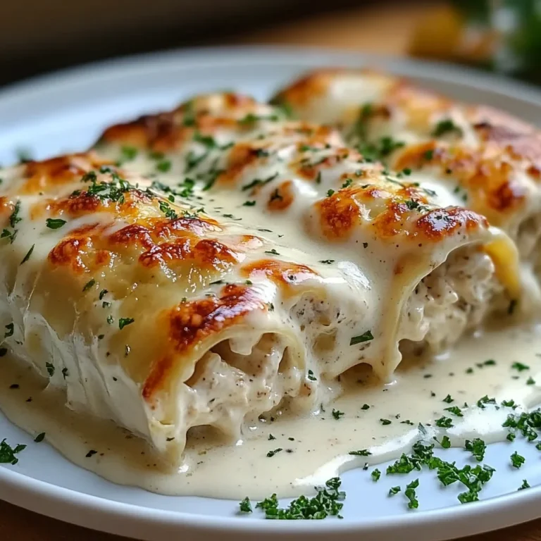 Chicken Alfredo Lasagna Rolls: Comfort in Every Bite