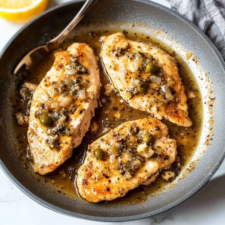 Crockpot Chicken Piccata: Comforting and Flavor-Packed