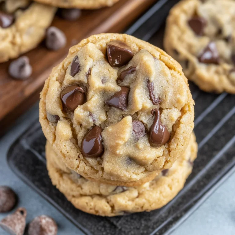 Easy Peanut Butter Chocolate Chip Cookies Recipe: Gooey G…