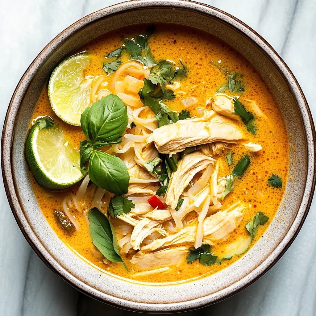Easy Thai Chicken Curry Soup: Cozy Comfort in Every Spoonful