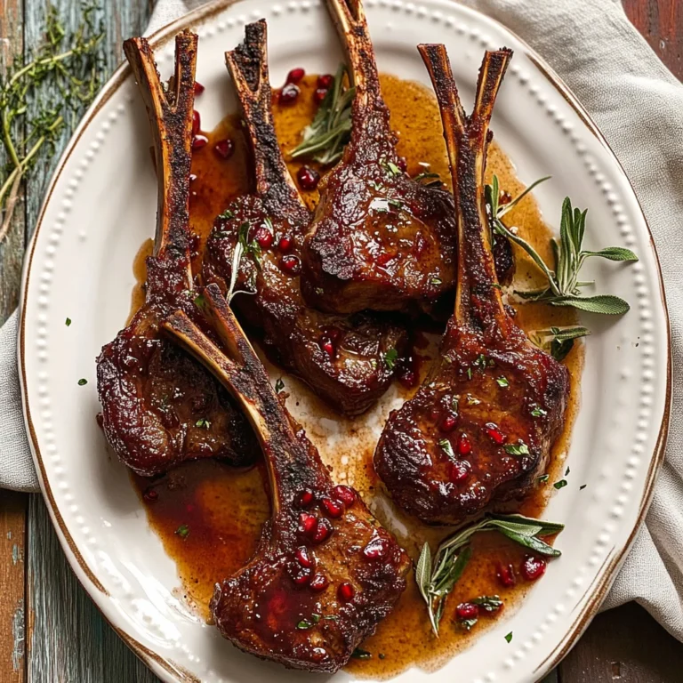 Fancy Pomegranate Lamb Chops: A Flavor Explosion Awaits
