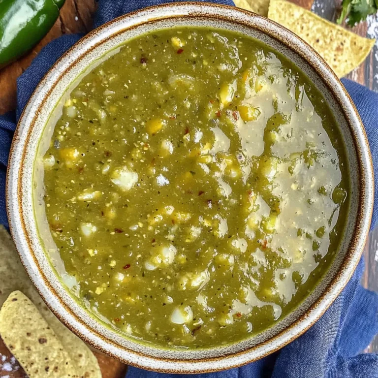Green Enchilada Sauce Recipe: Zesty and Flavorful Delight