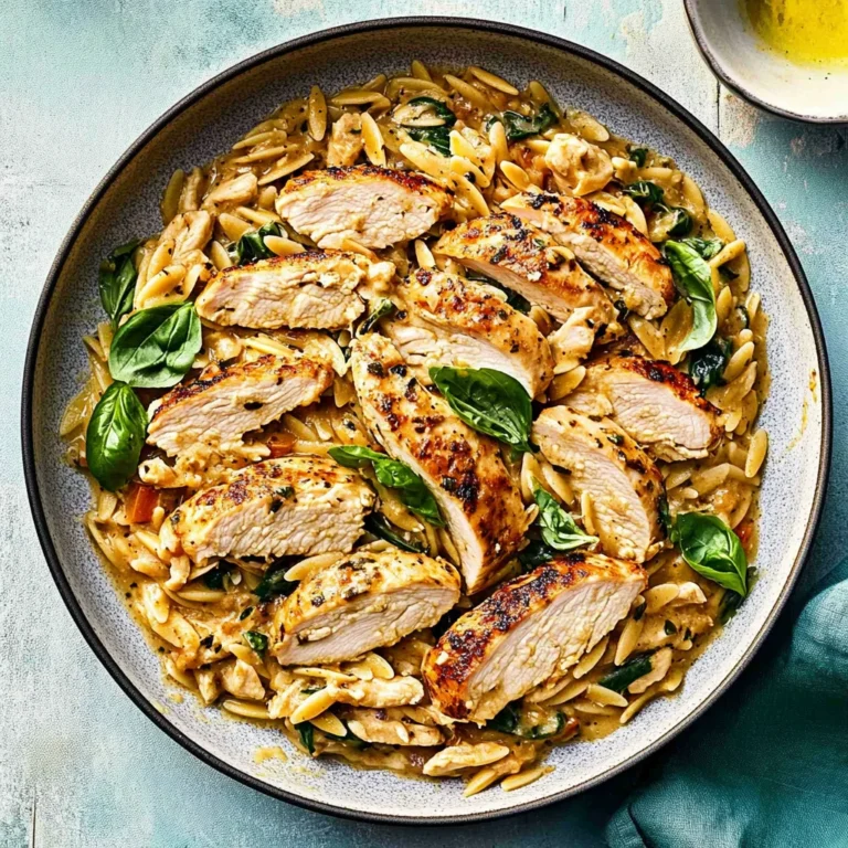 High Protein Mediterranean Chicken Orzo: A Flavorful Delight