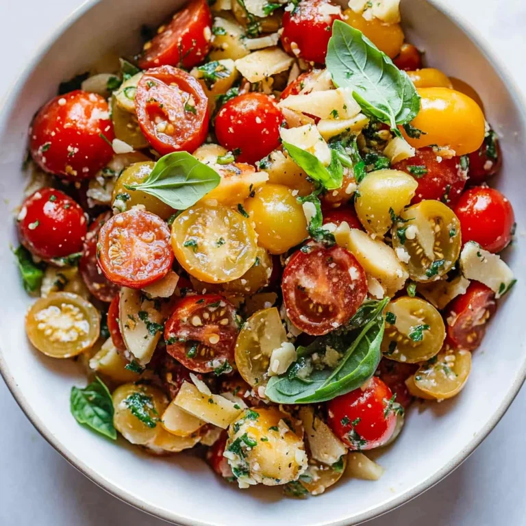 High-Protein Tomato & Basil Salad: Fresh and Flavorful De…