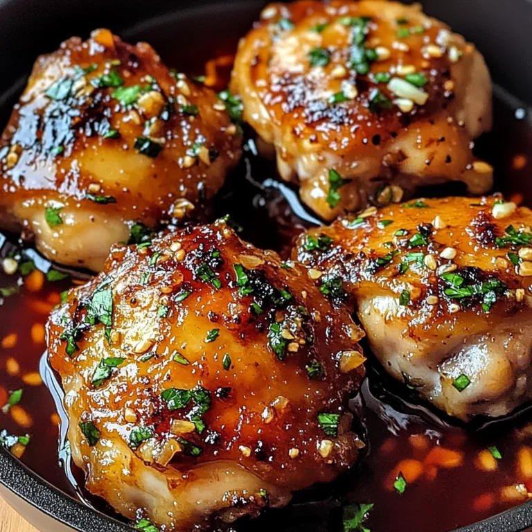 Honey Garlic Chicken Thighs: Irresistible 5-Star Flavor
