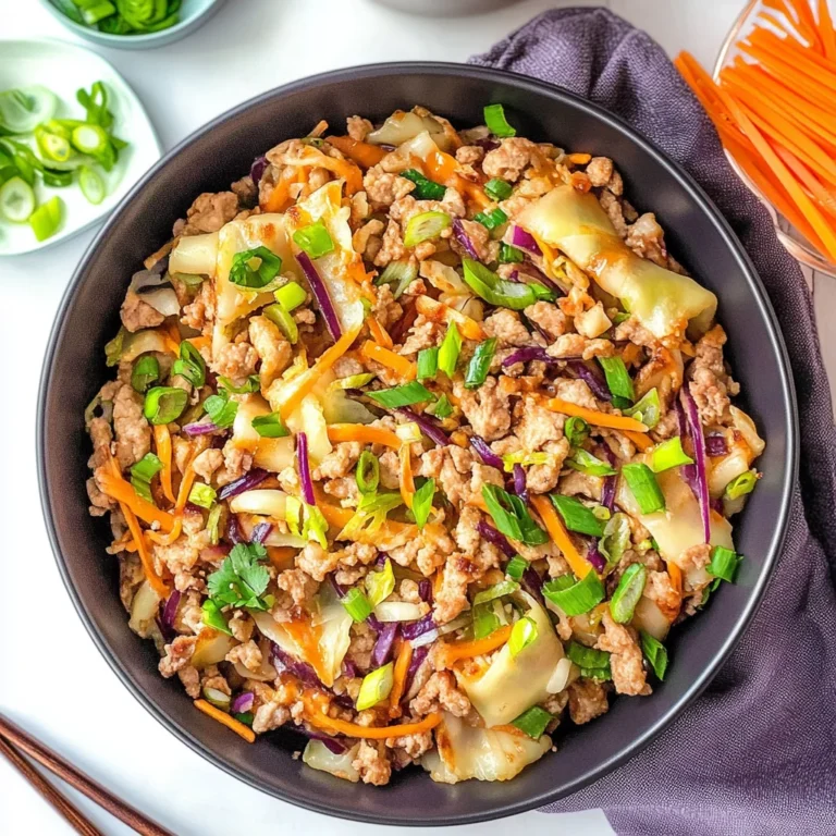 Inside Out Egg Roll in a Bowl: Quick and Satisfying Delight