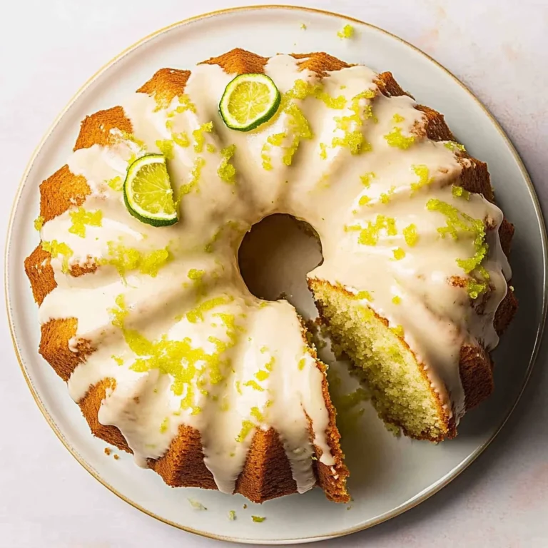 Key Lime Pound Cake: Tangy and Irresistibly Moist