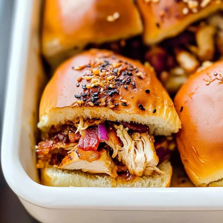 Maple Chicken & Bacon Sliders: Irresistibly Delicious Bites