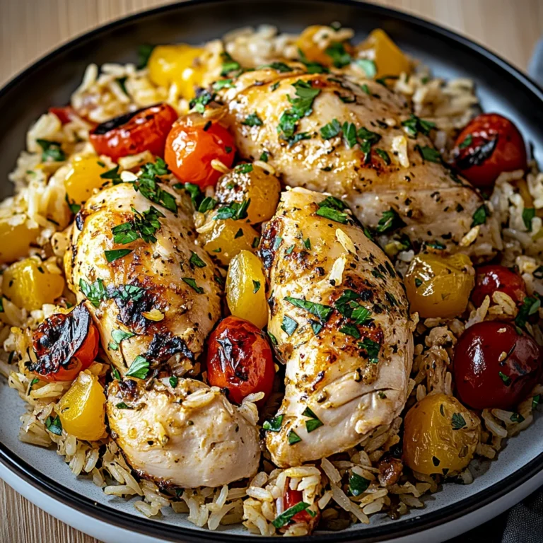 Mediterranean Chicken and Rice: A Cozy Family Favorite