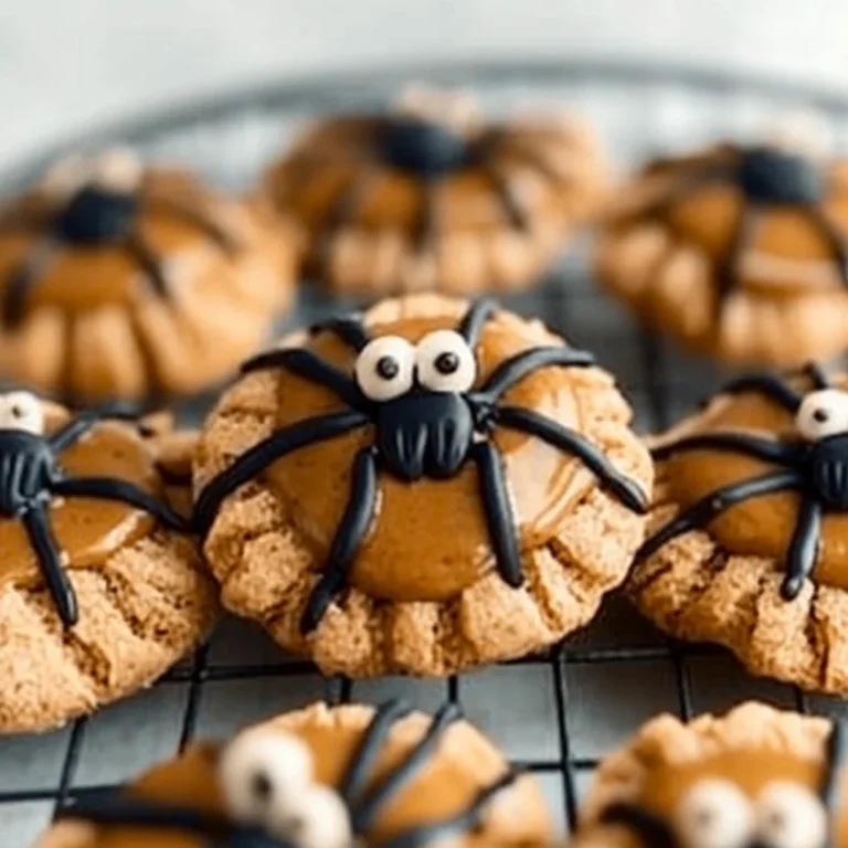 Peanut Butter Spider Cookies: Spookily Sweet and Fun