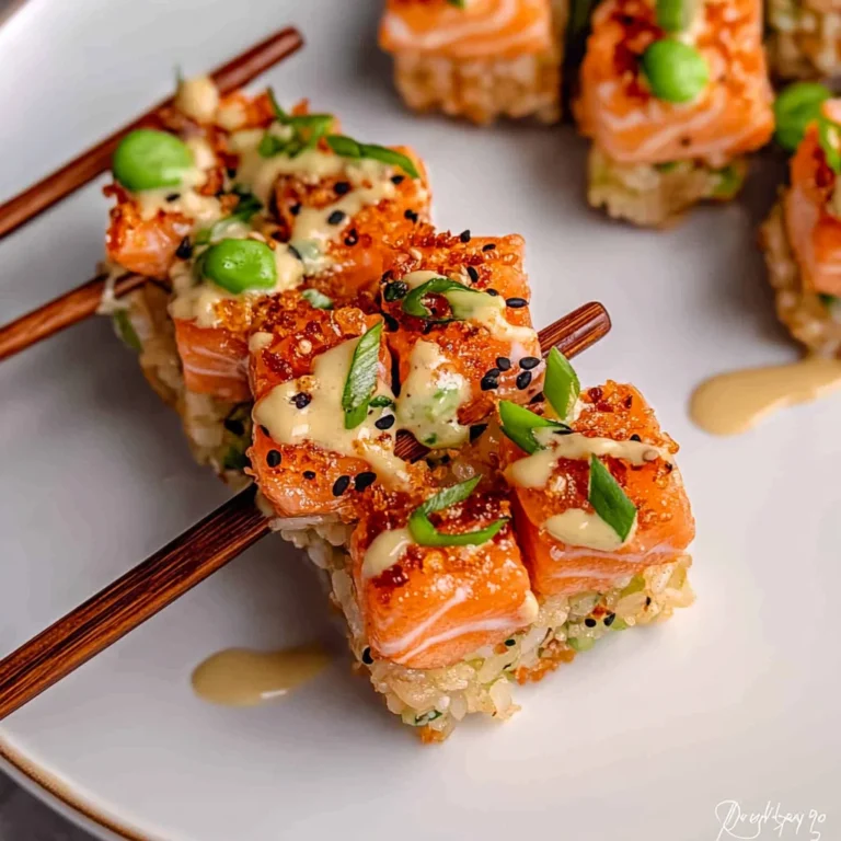 Salmon Crispy Rice: Deliciously Addictive Bites