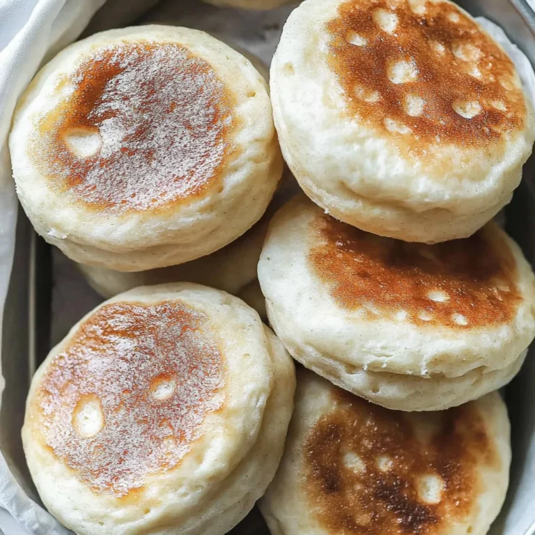 Sourdough Discard English Muffins Recipe: Soft and Chewy
