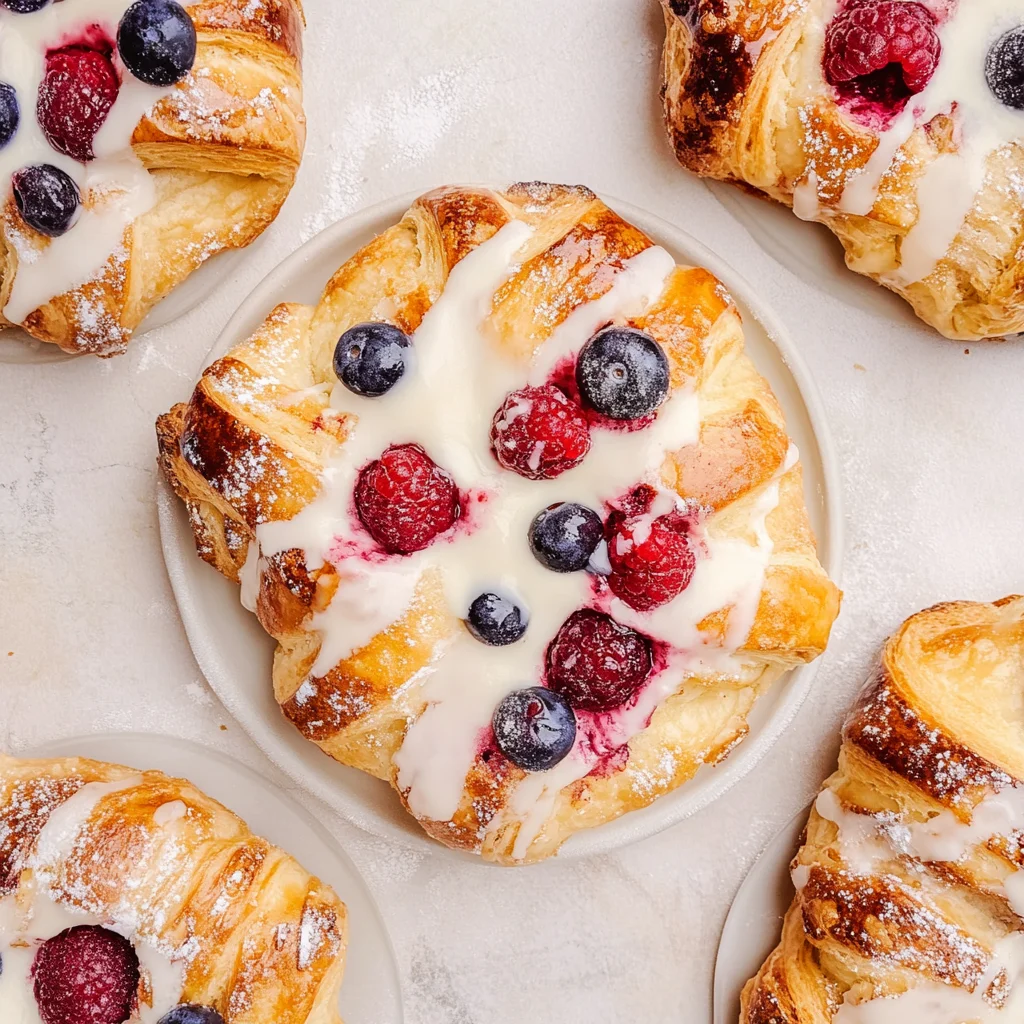 Sourdough Discard Raspberry Cream Cheese Danishe: Irresis…