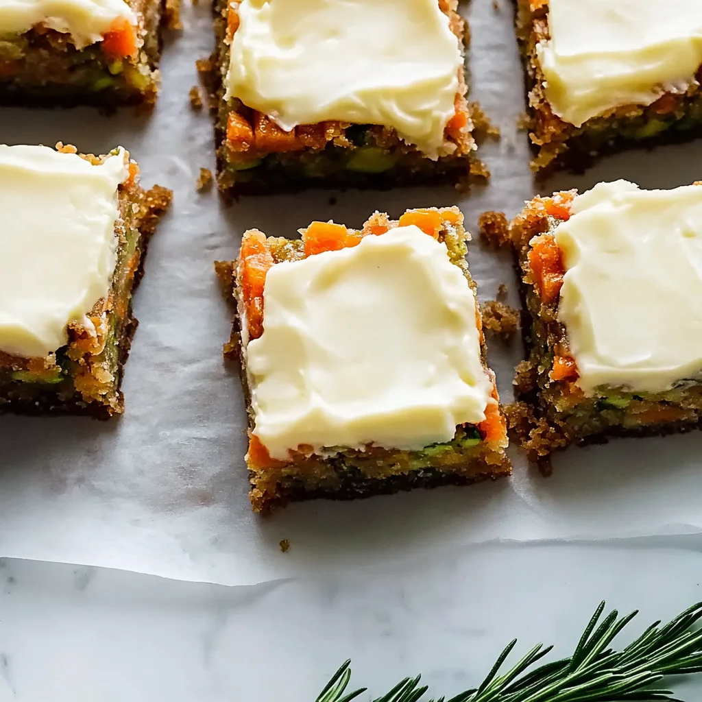 Spiced Ginger Carrot and Zucchini Bars: Irresistibly Sweet