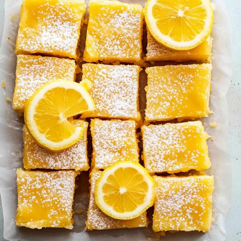 Super Easy Lemon Bars: Bright and Zesty Delight