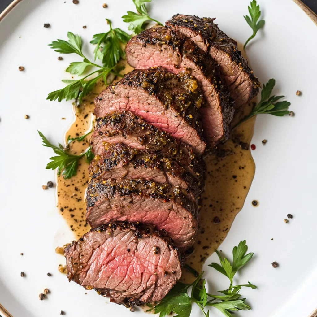 Tender Beef Fillet with Creamy Pepper Sauce Awaits You!