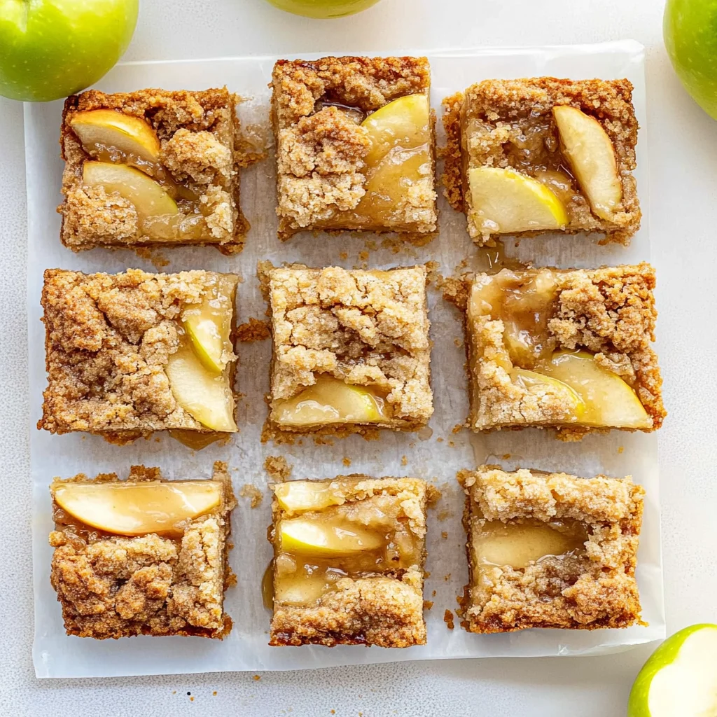 Apple Crisp Shortbread Bars: Cozy and Buttery Delight