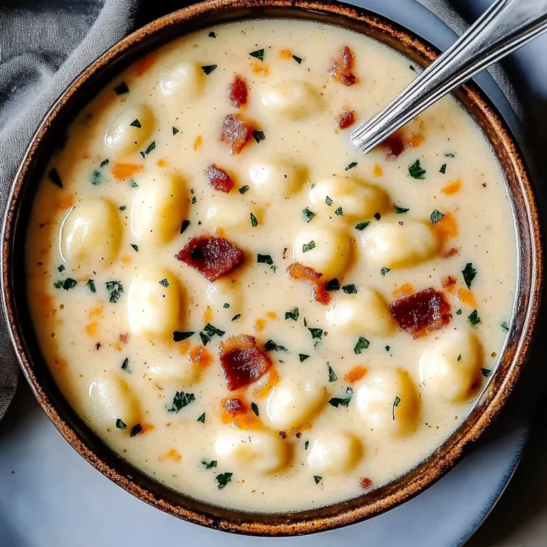 Bacon Cheddar Gnocchi Soup: Creamy Comfort Awaits!