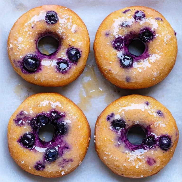 Baked Blueberry Donuts: Soft and Sweet Perfection