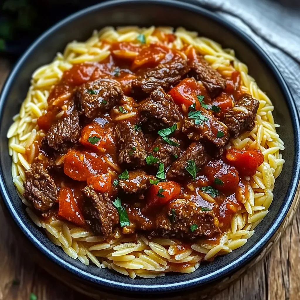 Beef Giouvetsi (Greek Beef Orzo Pasta) Recipe: Cozy Comfort