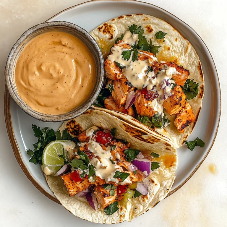 Blackened Salmon Tacos (Small Batch): Spicy and Flavorful