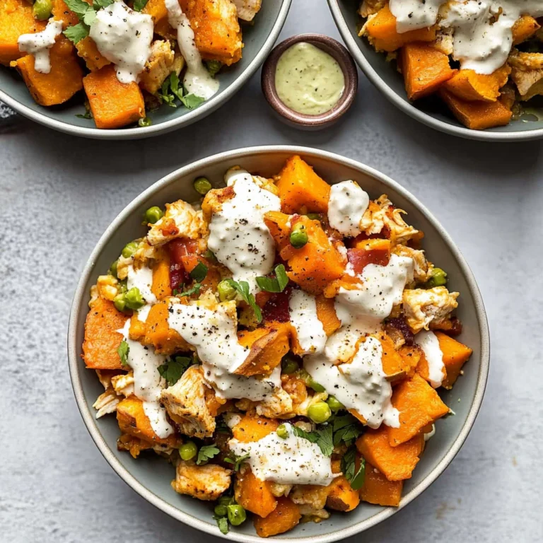 Buffalo Chicken Sweet Potato Casserole: Cozy and Spicy De…
