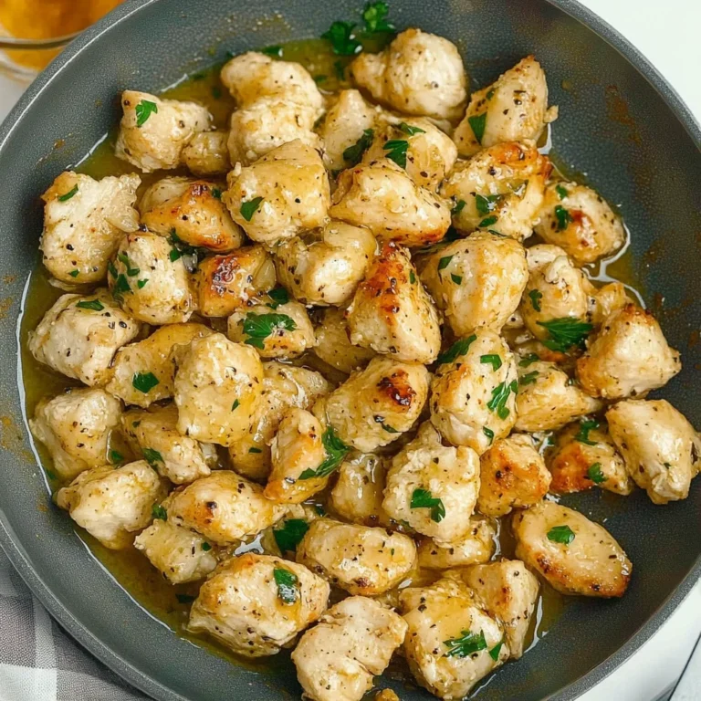 Butter Garlic Chicken Bites: Irresistibly Tender Treats